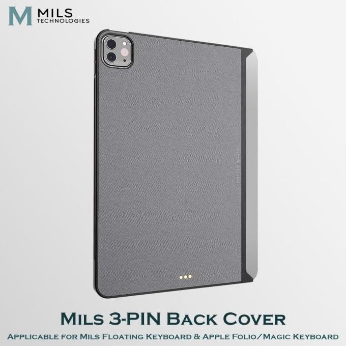 MILS 3 Pin Case / Back Cover / Casing for Magic Keyboard Smart Folio Keyboard Floating Keyboard iPad