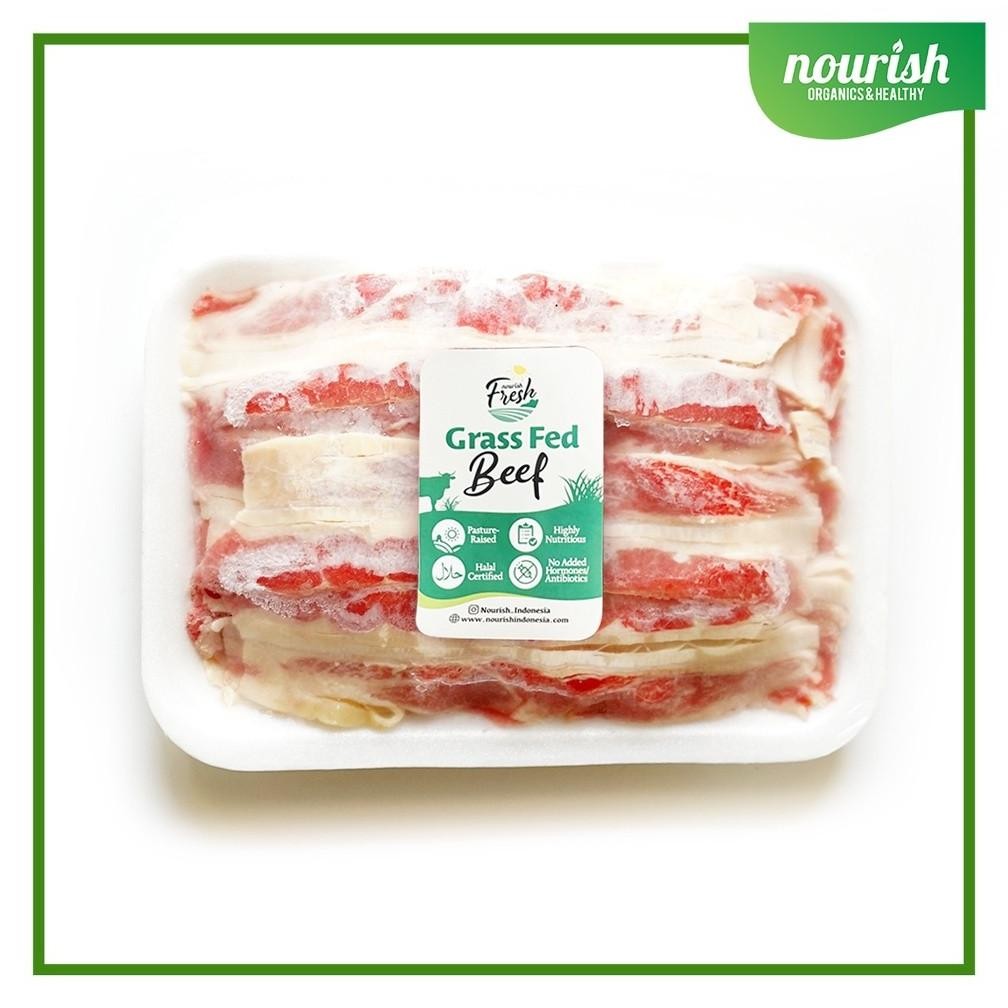 

Grass Fed Beef Shortplate / Shabu-Shabu (250 Gr) Daging Slice Grassfed Nugi