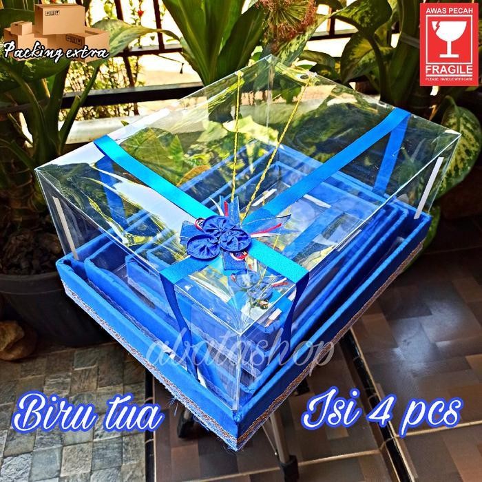 

Bis Kotak Parcel Hantaran Seserahan 1 Set Isi 4 Box Tempat Mahar