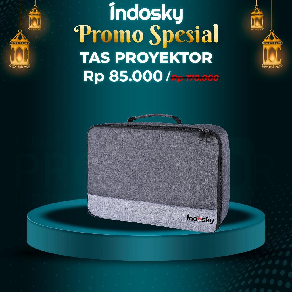 Tas Proyektor Indosky Original Premium | Tas Proyektor Mini | Tas Projector | Projector Bag |  Tas I