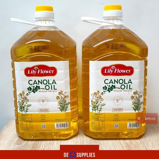 

Lily Flower Canola Oil 5L - Minyak Kanola Premium Singapore Diskon!