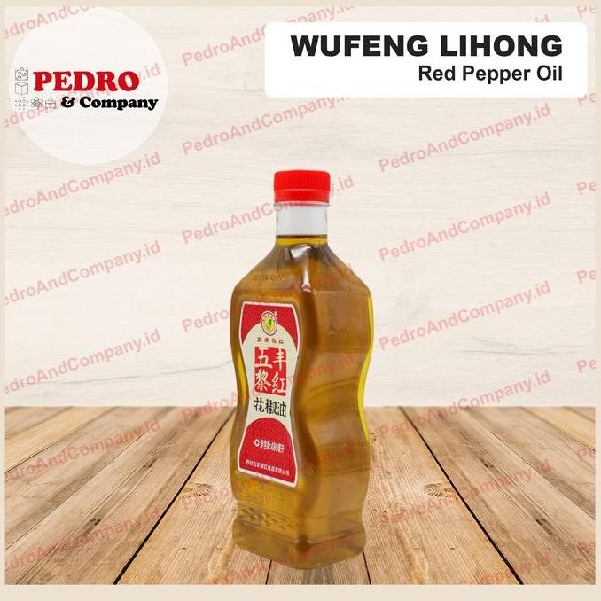 

Wufenglihong Hua Jiao Red Pepper Oil 480Ml - Minyak Cabai Mala Cina Pedas Wangi Diskon!