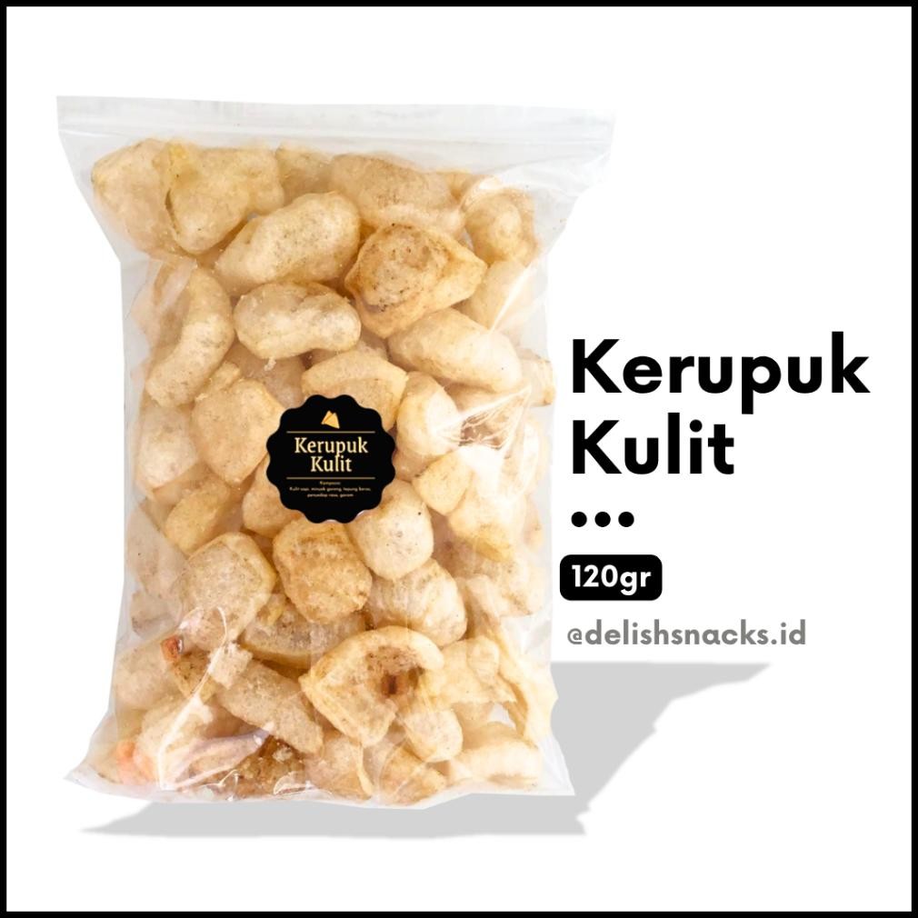 

READY STOCK [DELISH SNACKS] Kerupuk Kulit (Grosir) 120gr / Snack Cemilan / Camilan Makanan Asin Enak Gurih