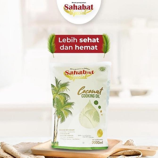 

Minyak Goreng Kelapa Sahabat 2L Pouch - Coconut Cooking Oil Non Kolesterol Diskon!