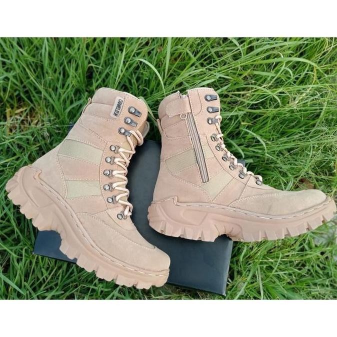 Sepatu Safety Pria Sepatu Pdl Pol PP Cream Gurun Sepatu Pdl 511 Cream Sepatu Pdl Ujung Besi