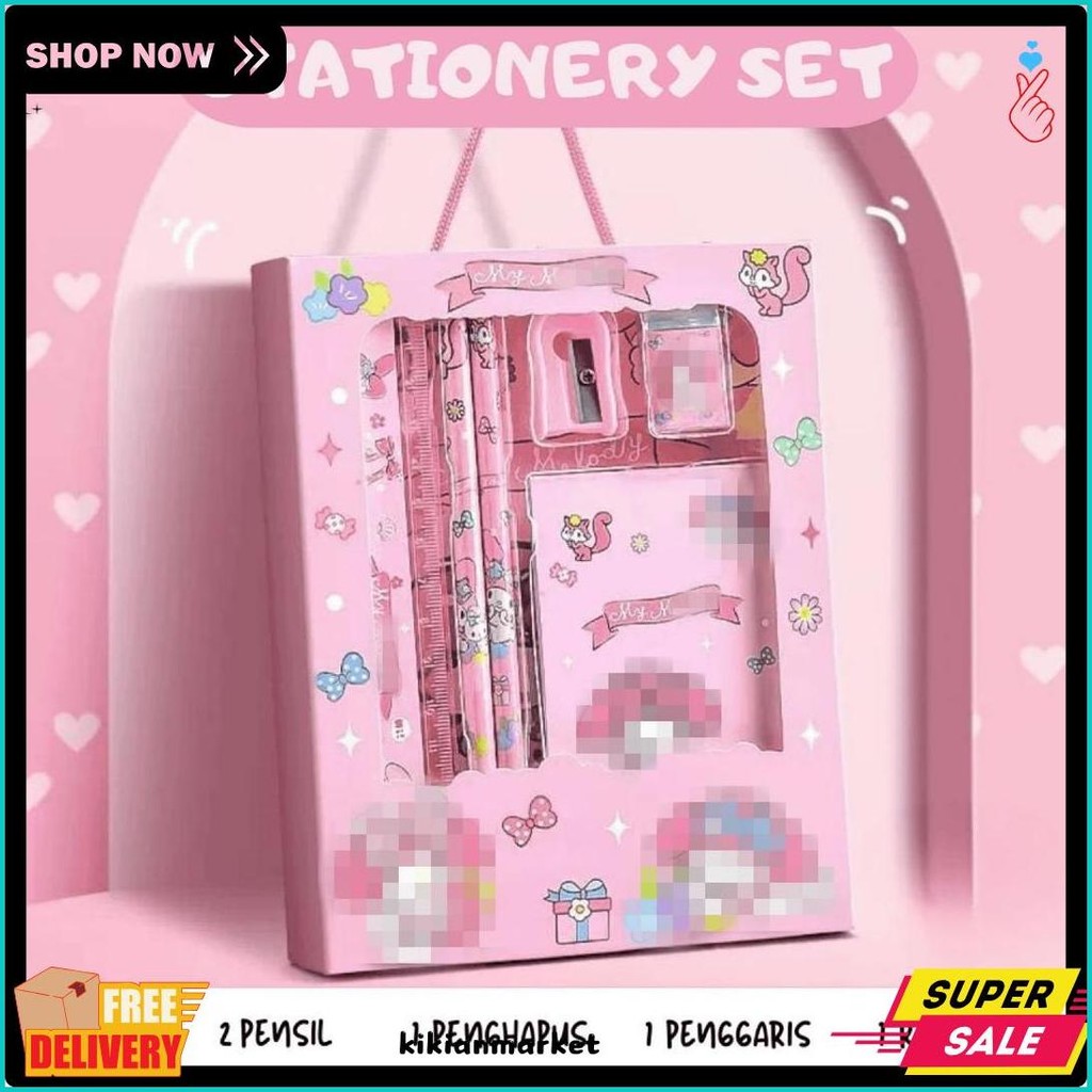 

Kotak Pensil Anak Set Stationery Untuk Hadiah Anak Sekolah Motif Lucu Kartun Lucu Terkenal Viral Booming/ Alat Tulis Set Karakter Kado Flash Sale! Diskon Hingga 70%