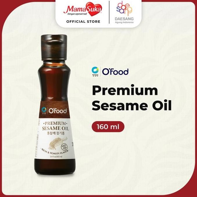 

Mamasuka OFood Sesame Oil 160Ml Minyak Wijen Premium Halal Korea Diskon!
