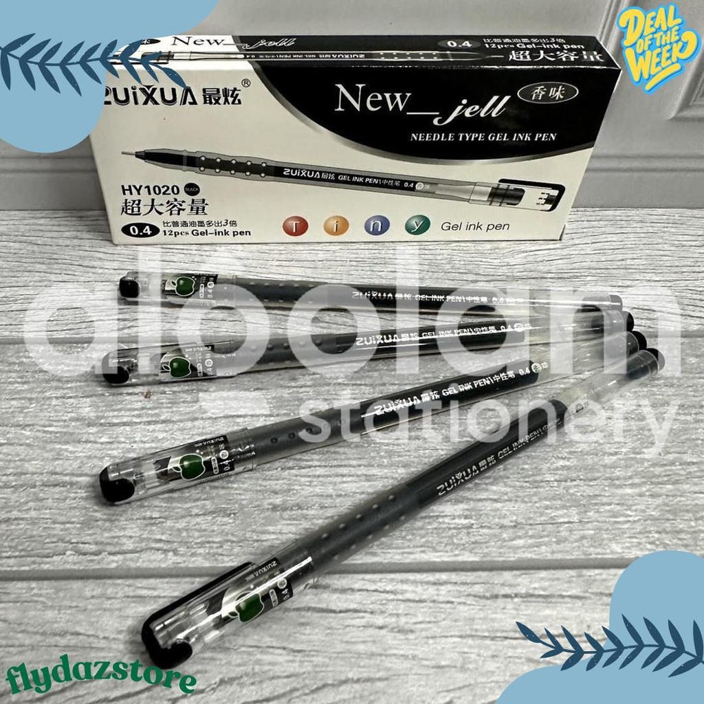 

Selusin ( 12 Pcs ) New Gel Pulpen Zuixua 0.4 Mm Gel Pen Zuixua / Van-Art 0.4Mm Flash Sale! Diskon Hingga 70%