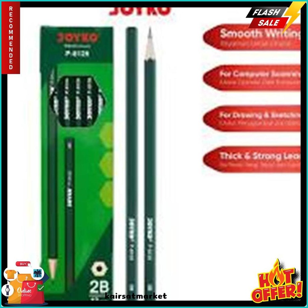 

Pensil Joyko P-8126 2B Hexagonal Grip 12 Pcs Diskon