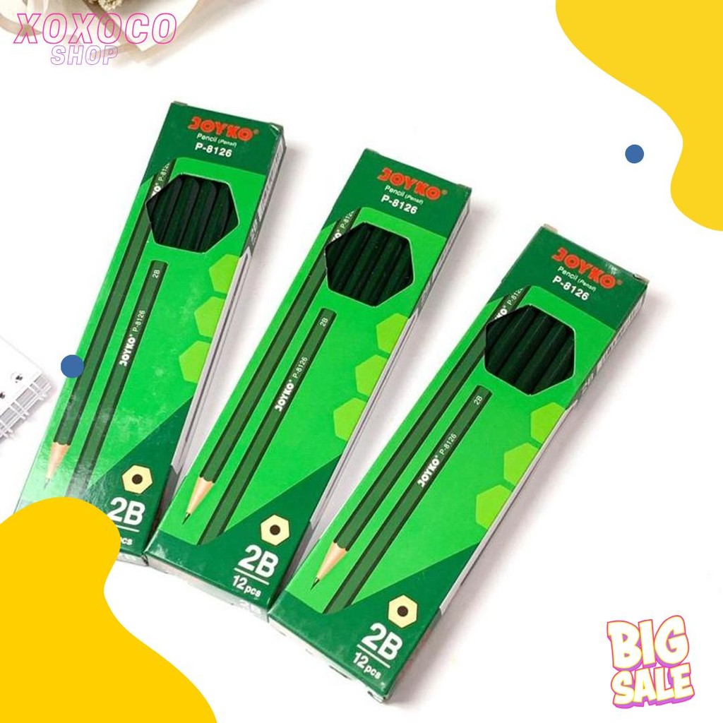 

1 Pak Pensil Pencil Joyko P-8126 2B (12 Pcs) Terlengkap Dan Termurah