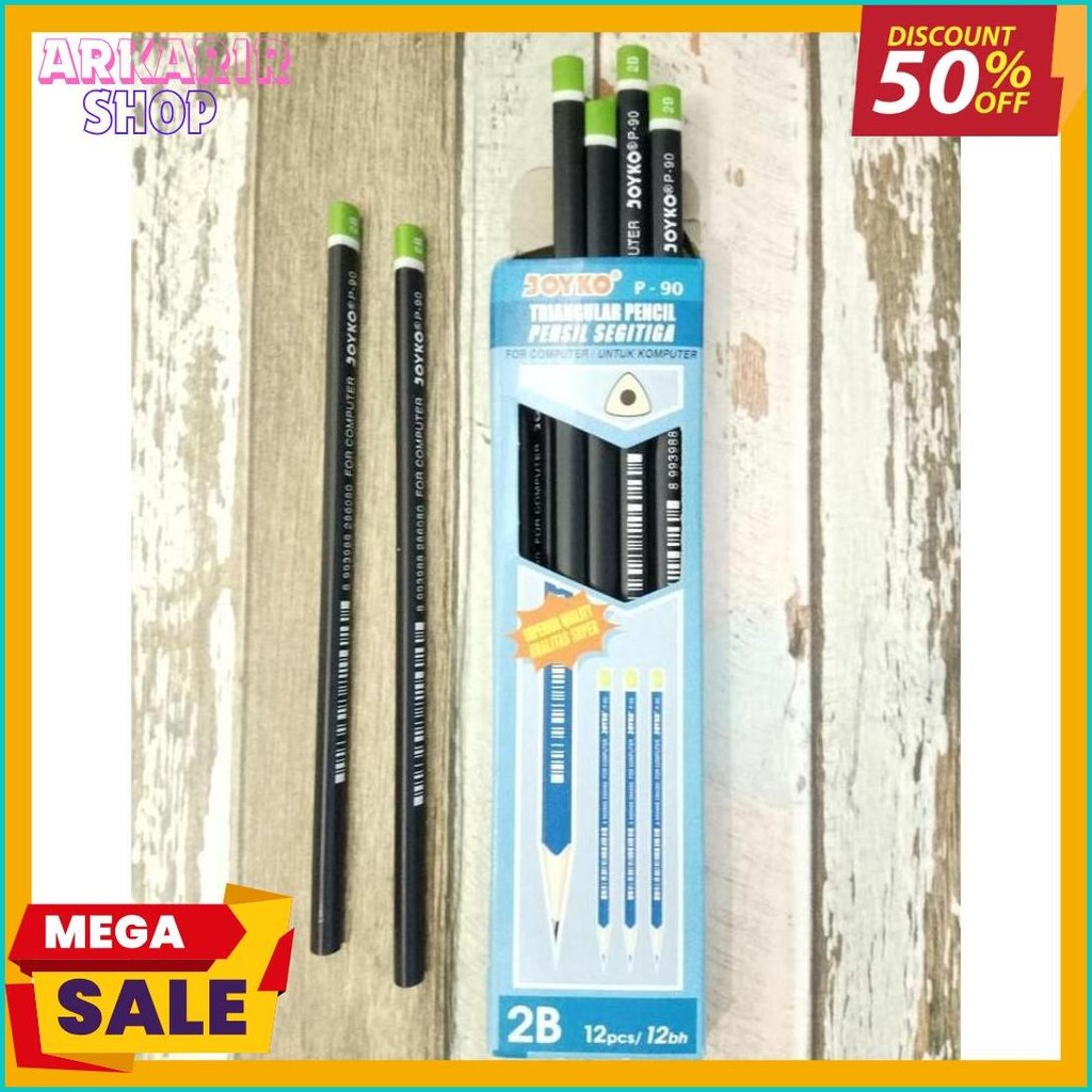 

Pensil 2B Joyko P-90 (12Pcs) Untuk Menulis Dan Menggambar Diskon