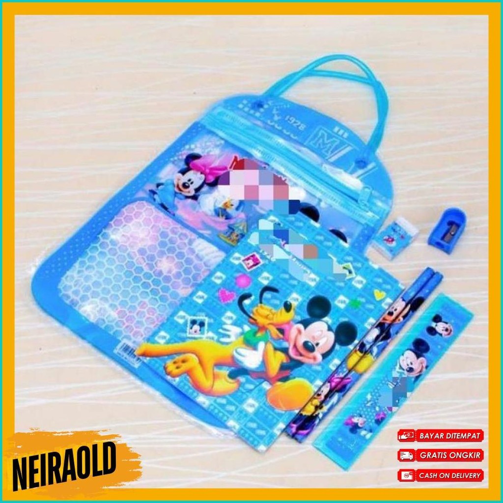 

Dc - Stationary Set Free Bag / Set Alat Tulis Anak Sekolah Motif Kartun. Flash Sale! Diskon Hingga 70%