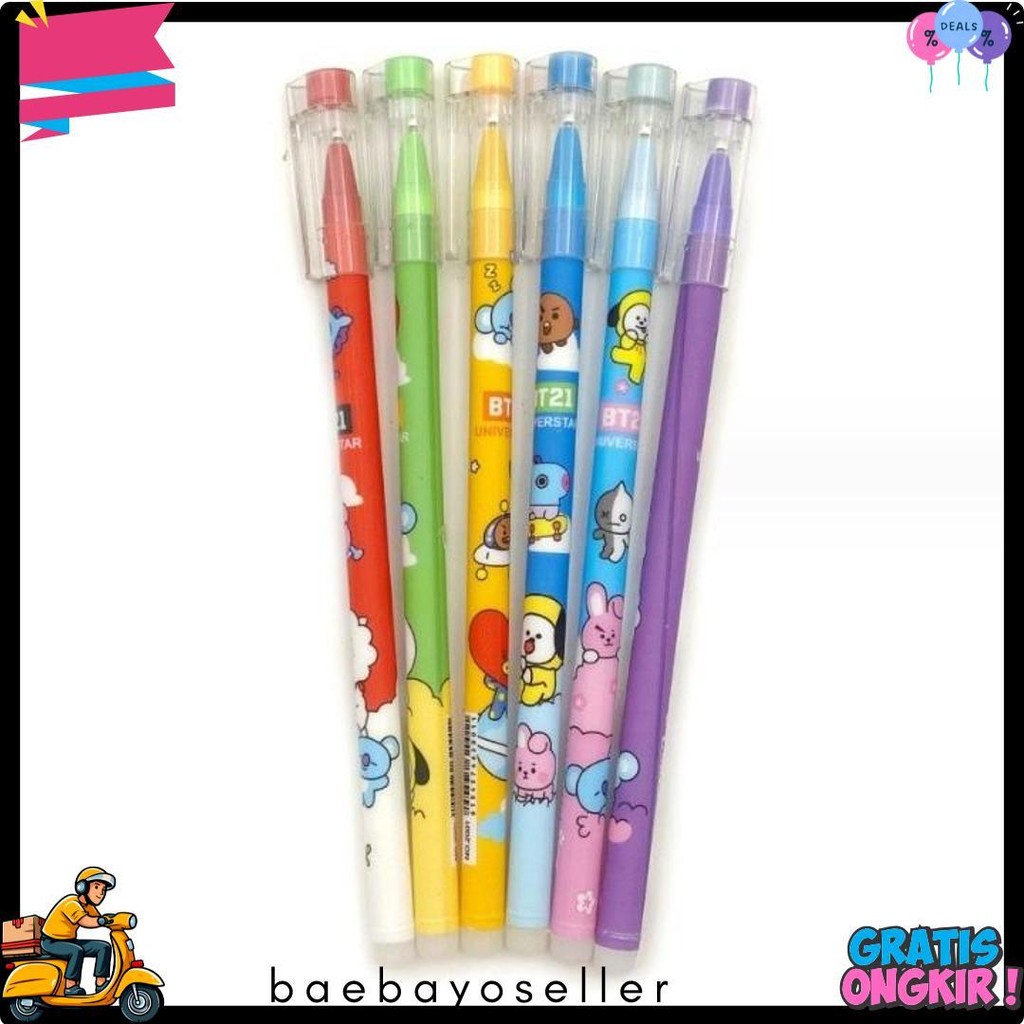 

Grosir - S5930 Pena Karakter Bisa Dihapus / Pena Hitam 12 Pcs / Erasable Gel Pen / Pulpen Erasable / Pulpen Bisa Dihapus 12 Pcs Terlengkap Dan Termurah