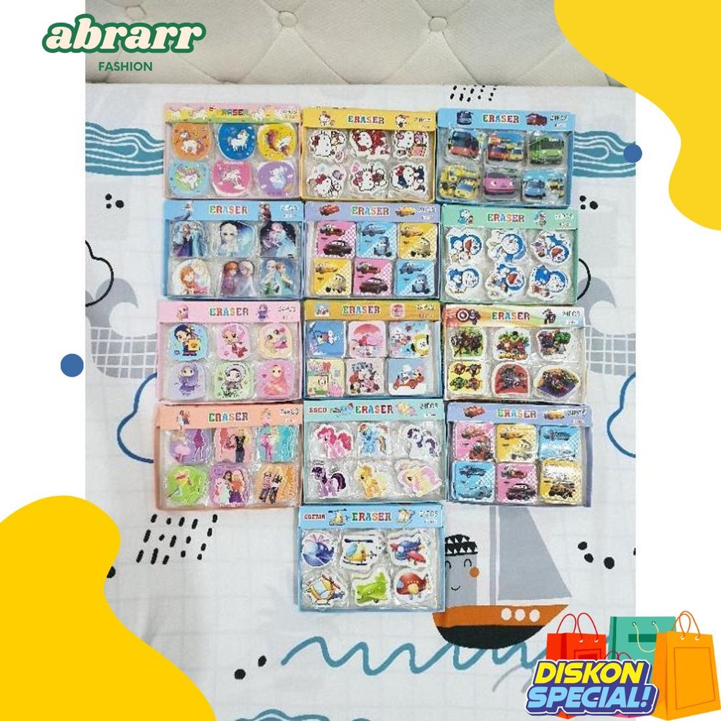 

(24Pc) Penghapus Murah/Hapusan Karakter/Stip Fancy/Ob Kecil(((Baca Keterangan!!!))) Terlaris! Produk Ini Banyak Dicari