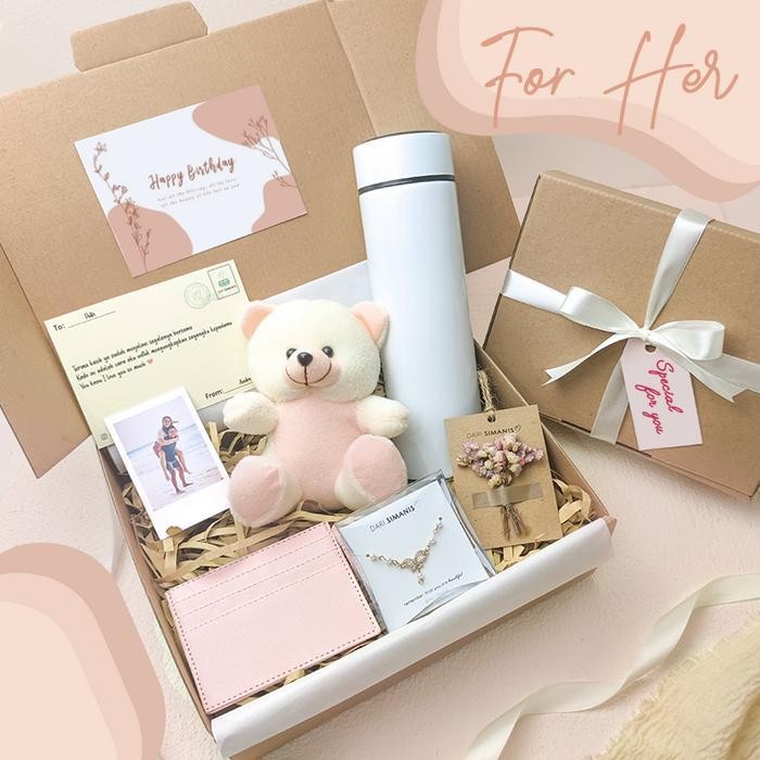 

Kkim For Her Box - Hadiah Pacar - Kado Ulang Tahun Wanita - Box Hadiah Perempuan Pink Hadiah Anniv