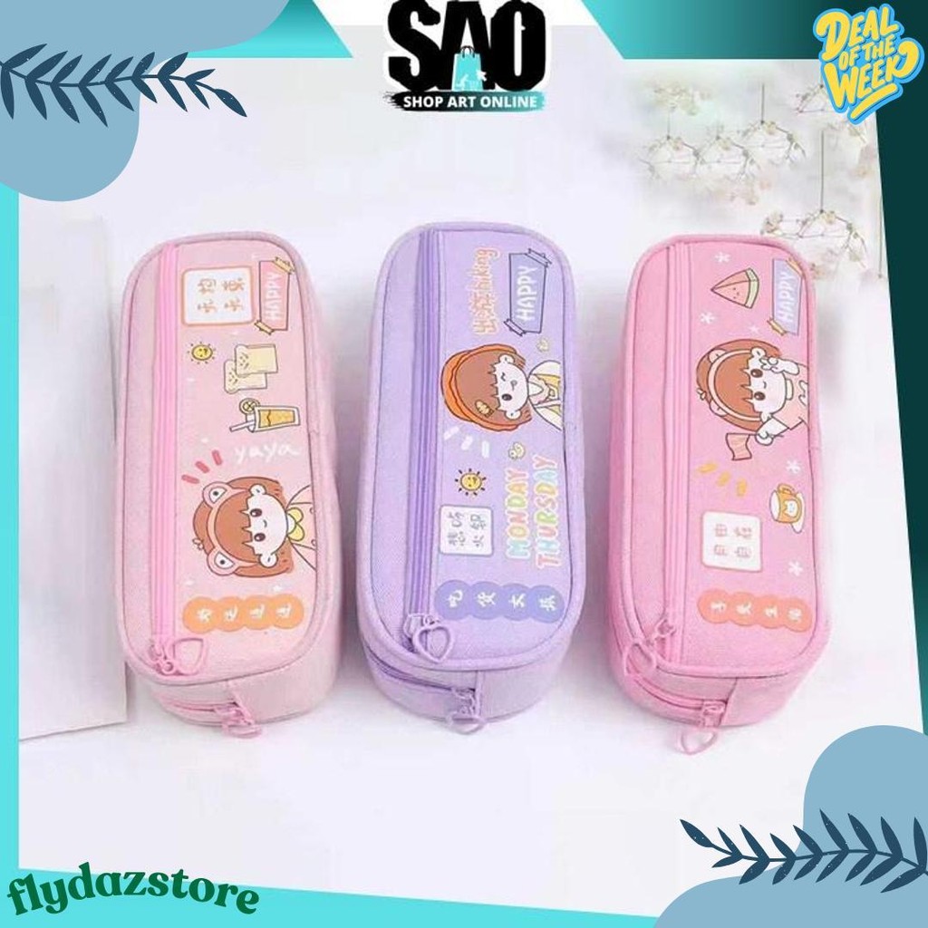 

Sao - S5833 Tempat Alat Tulis Motif Lucu / Pencil Case Cartoon / Tempat Pensil Resleting Model Terbaru Motif Lucu Diskon