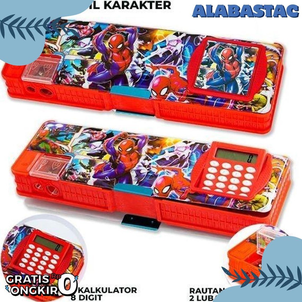

Kotak Pensil Magnet Kalkulator / Serutan Karakter / Kotak Pensil Magnet / Kalkulator Fancy Karakter Diskon