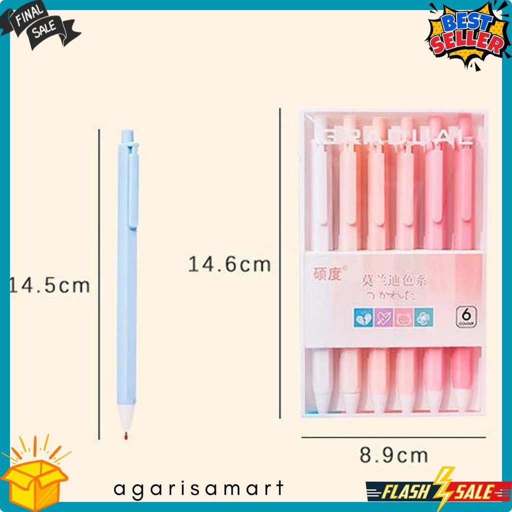 

Best! Pulpen Mekanik 1 Set 6 Pcs 0,5 Mm Dengan Warna Gradasi Pastel Yang Mengesankan Pgs Flash Sale! Diskon Hingga 70%