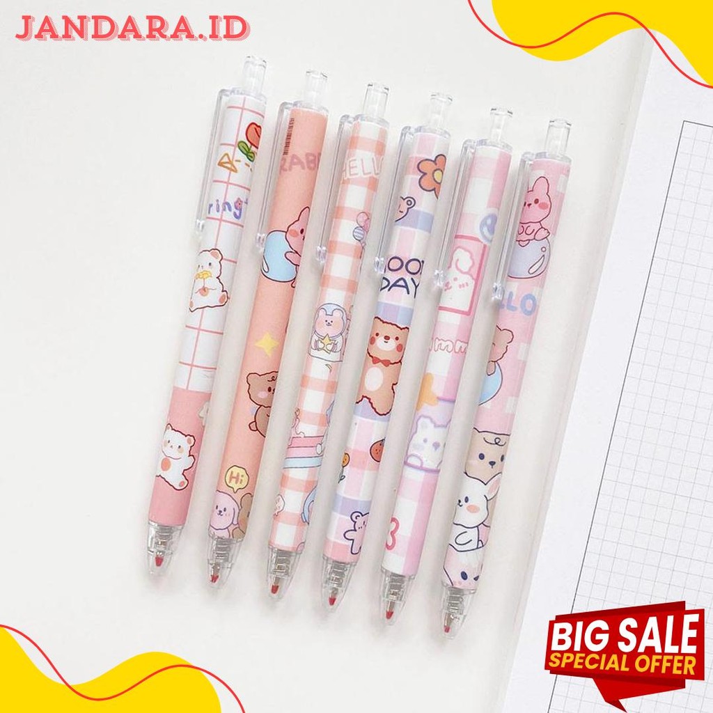

Winzige 6Pcs Pulpen Gel Set 0.5Mm Pena Pen Pulpen Aesthetic Gel Pen Pulpen 1 Pack Mekanik Pulpen Tinta Hitam Alat Tulis Stationery Bulpen Bolpen Pink School Study Stuff Terlaris! Produk Ini Banyak Dicari