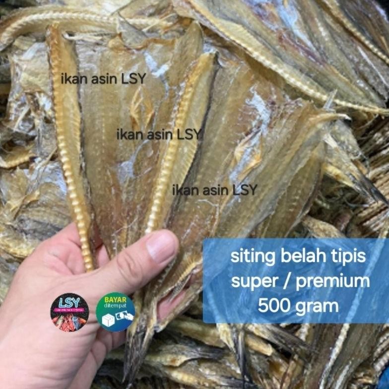 

ikan asin siting belah tawar jambrong tipis premium 500gram