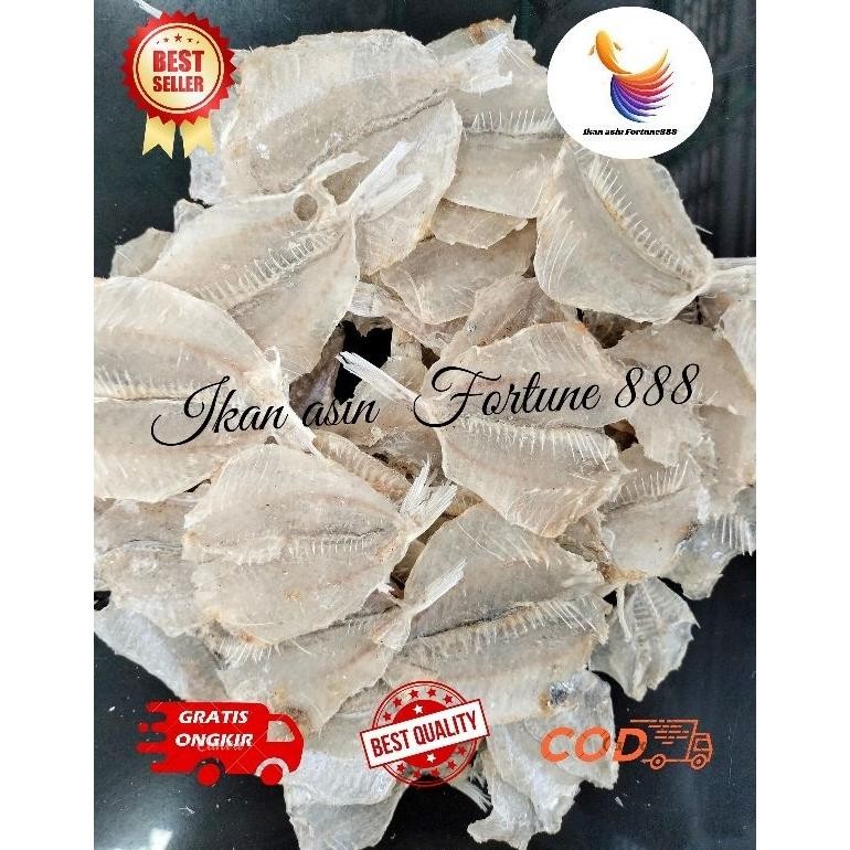 

Ikan asin Kapasan Tawar Tanpa Tulang Tipis Kerupuk super 1000gram 500gram 250gram