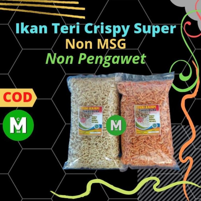 

1kg ikan teri nasi lauk kering ikan teri crispy ikan teri crispy originalbaladobarbequehot spicy pedas