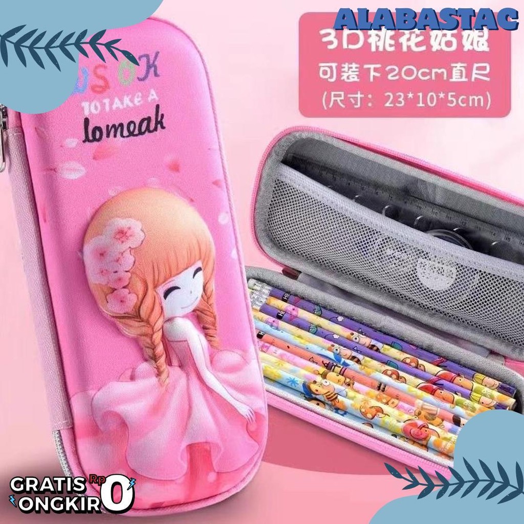 

Tempat Pensil / Kotak Pensil / Tempat Alat Tulis Lucu Gambar 3D Diskon Setengah Harga