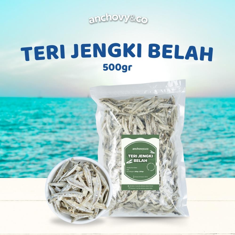 

Ikan Asin Teri Jengki Belah 500gr anchovyandco