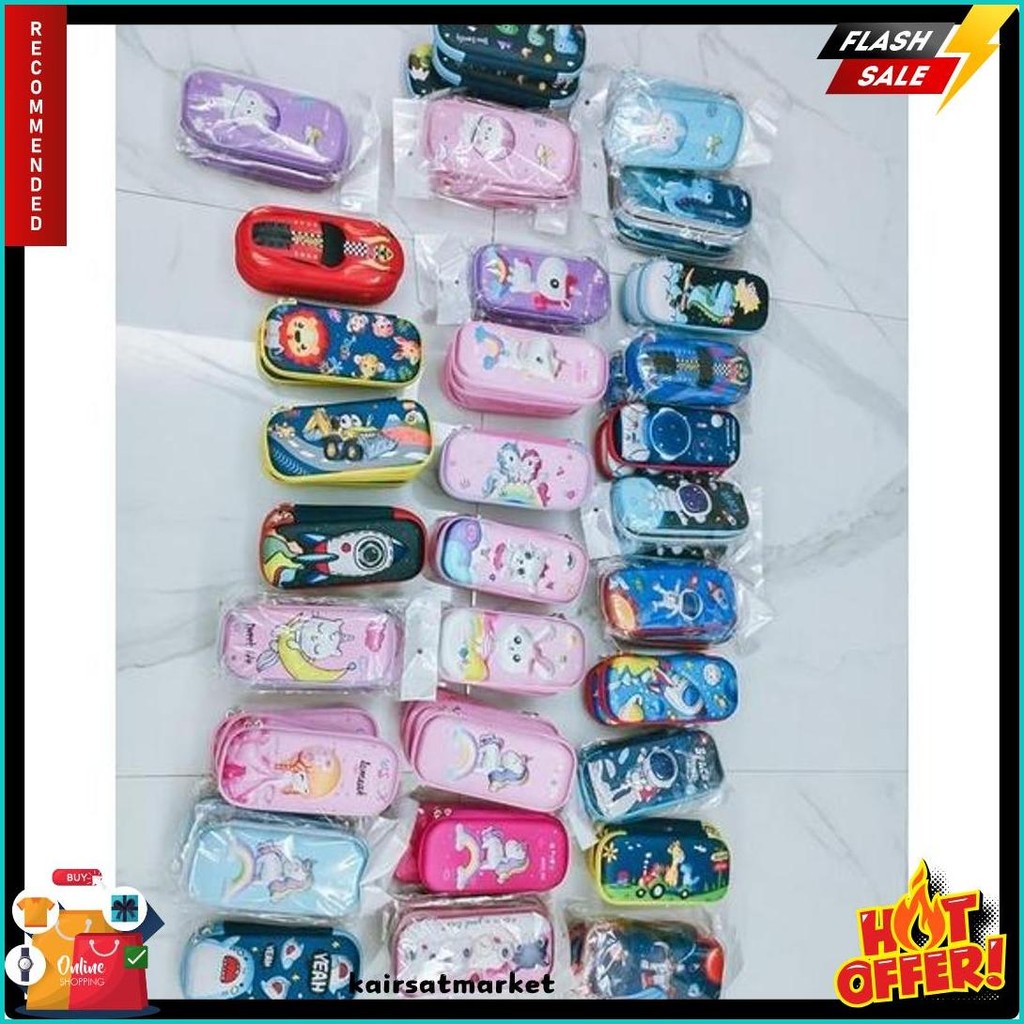 

Tempat Pensil / Kotak Pensil / Tempat Alat Tulis Lucu Gambar 3D Terlaris! Produk Ini Banyak Dicari