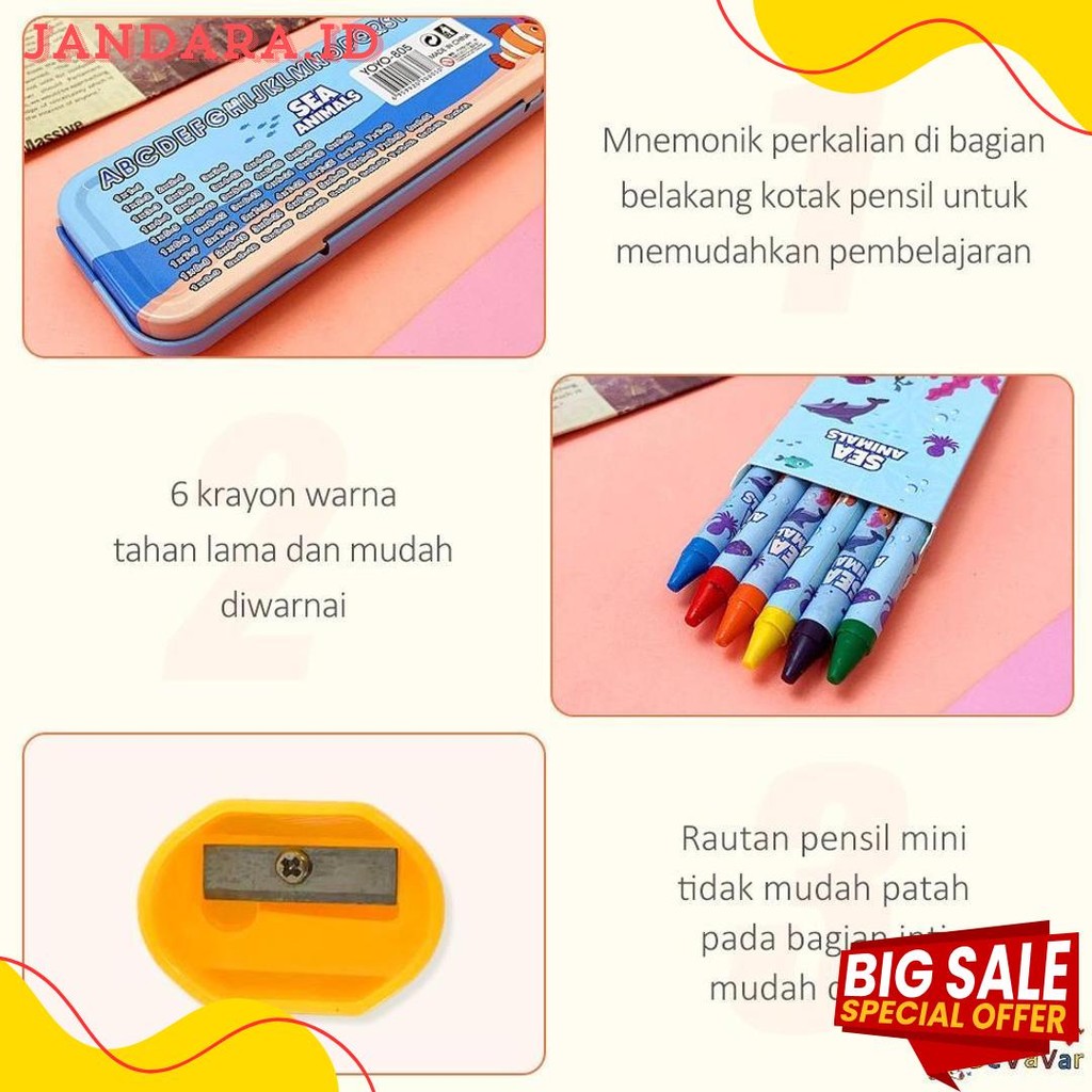 

Bevavar Kotak Pensil Anak Sd Kartun Stationery Set Lengkap Alat Tulis Set Diskon