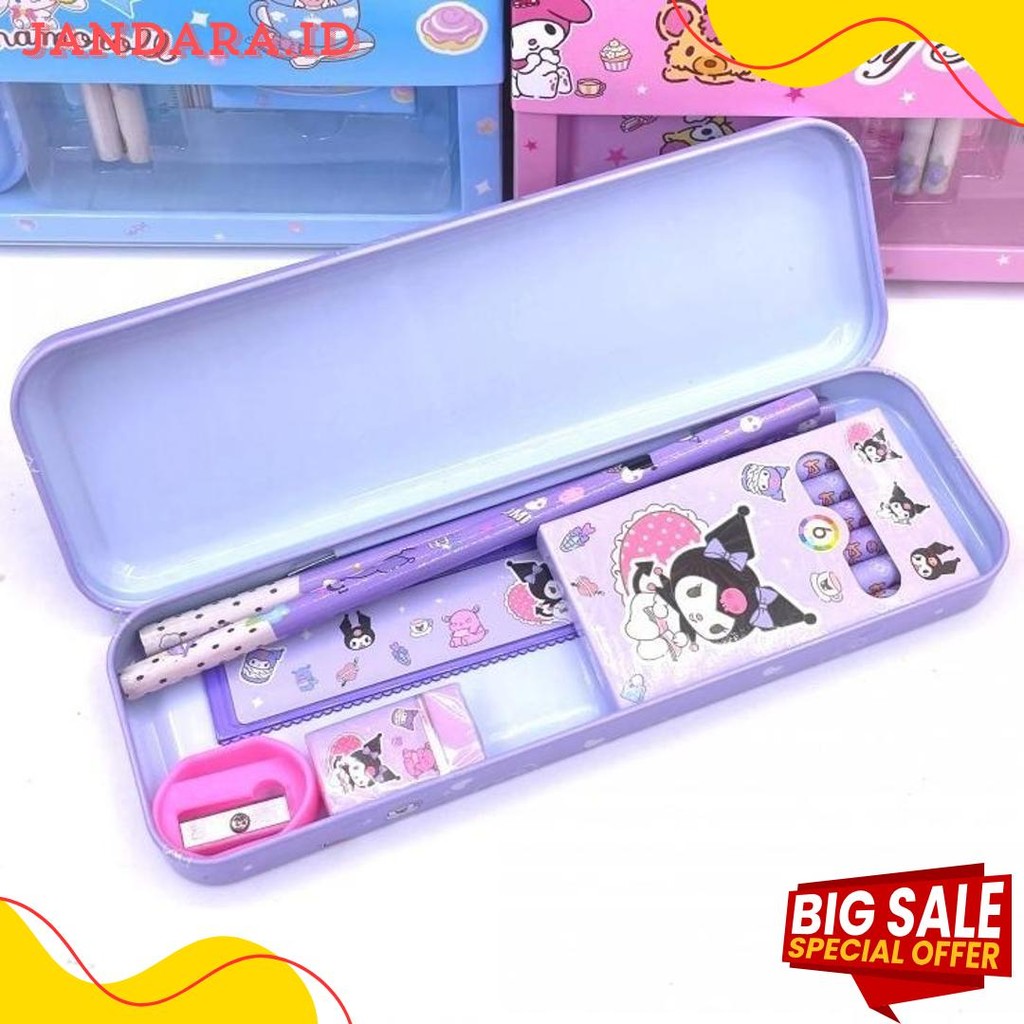 

7 In 1 Kotak Pensil Anak Set Stationery Untuk Hadiah Anak Sekolah / Alat Tulis Set Kotak Pensil Karakter Murah Lucu Flash Sale! Diskon Hingga 70%