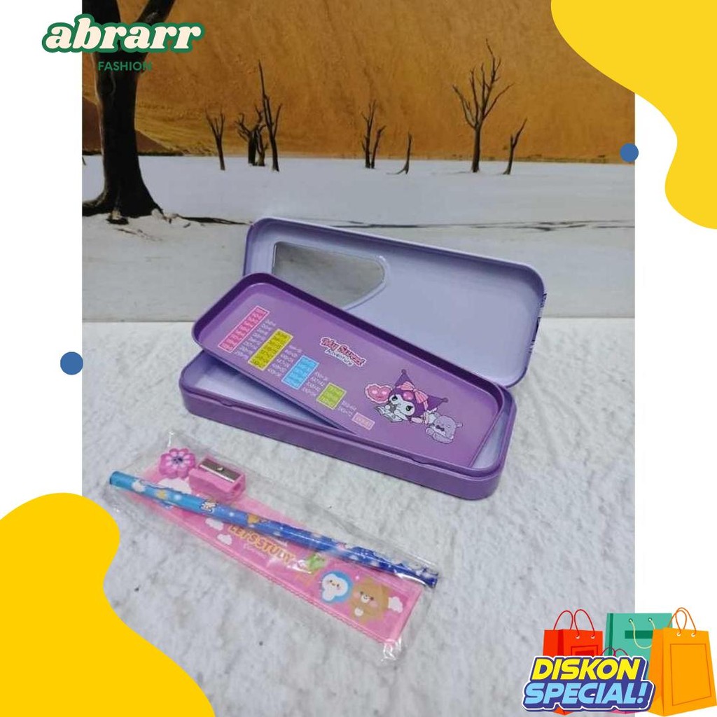 

Kotak Pensil Kaleng Ada Isi Ukuran Sedang/Pencil Case Terlaris! Produk Ini Banyak Dicari