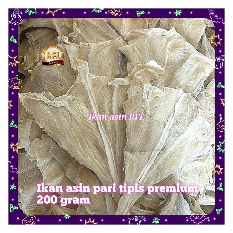 

ikan asin pari tipis super grade A 200gram