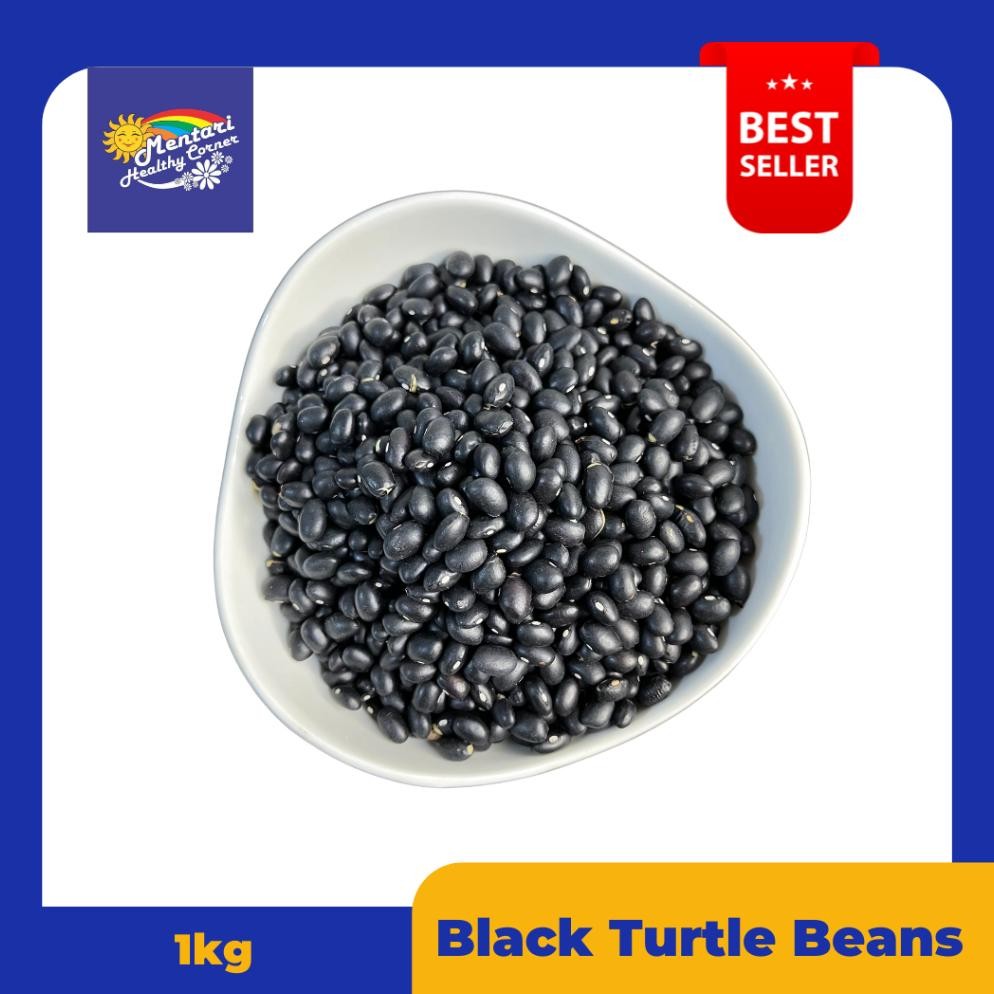 

Black Turtle Beans 1kg Black Bean 1kg Kacang Hitam 1kg