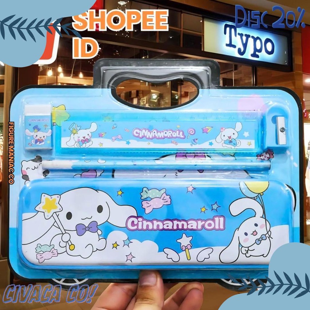 

[Fm] - Paket Stationery Set / Atk Set Kotak Pensil Sanrio Premium Edition Diskon