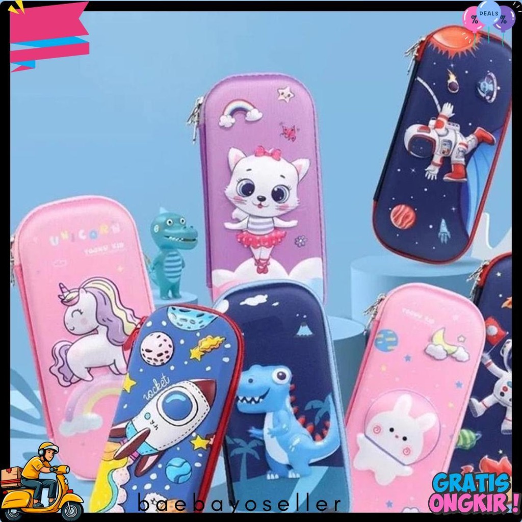 

Tempat Pensil Aesthetic 3D Tempat Pensil Anak Laki Laki Waterproof Kotak Pensil Anak Perempuan Alat Terlaris! Produk Ini Banyak Dicari