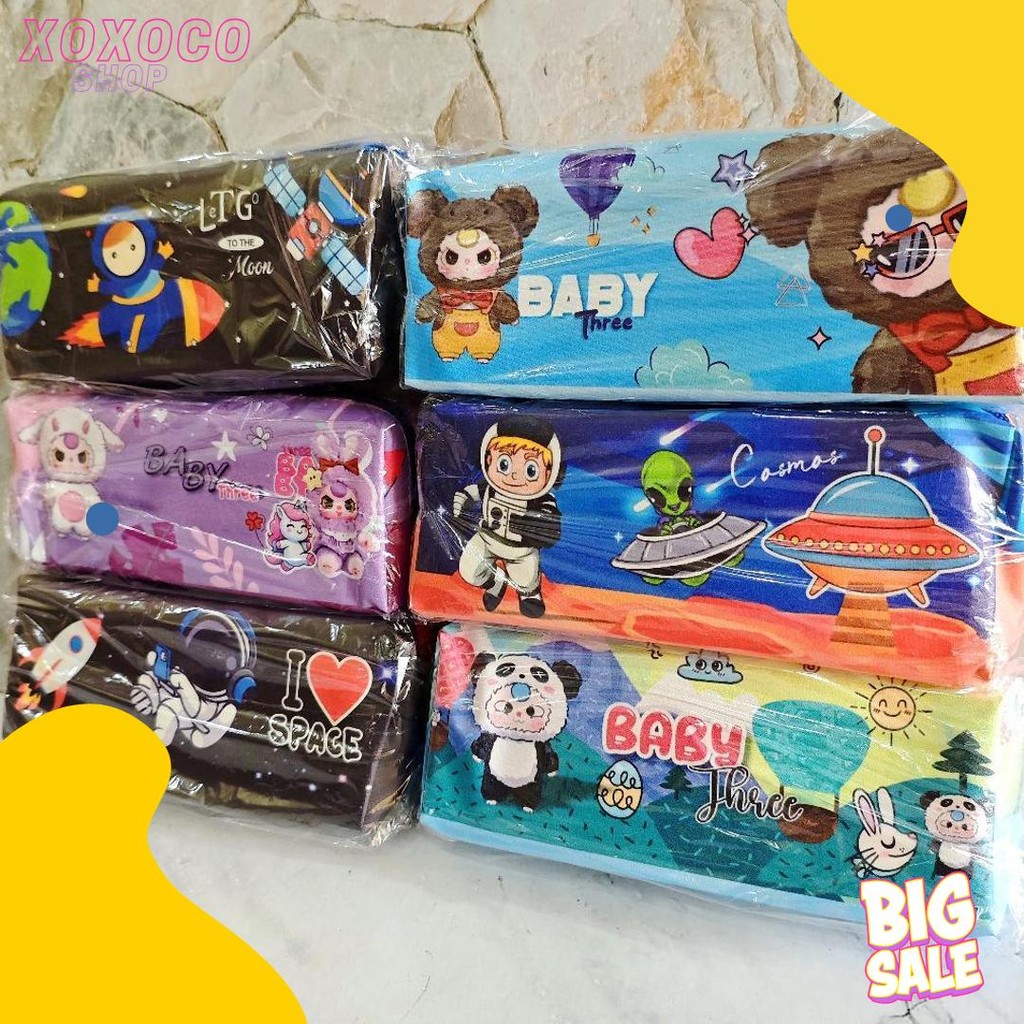 

1 Biji ( 21 X 9 X 4 Cm ) Tempat Pensil Kulit Resleting Motif Kartun Lucu Fancy / Kotak Pensil Sintesis Animal Diskon Setengah Harga