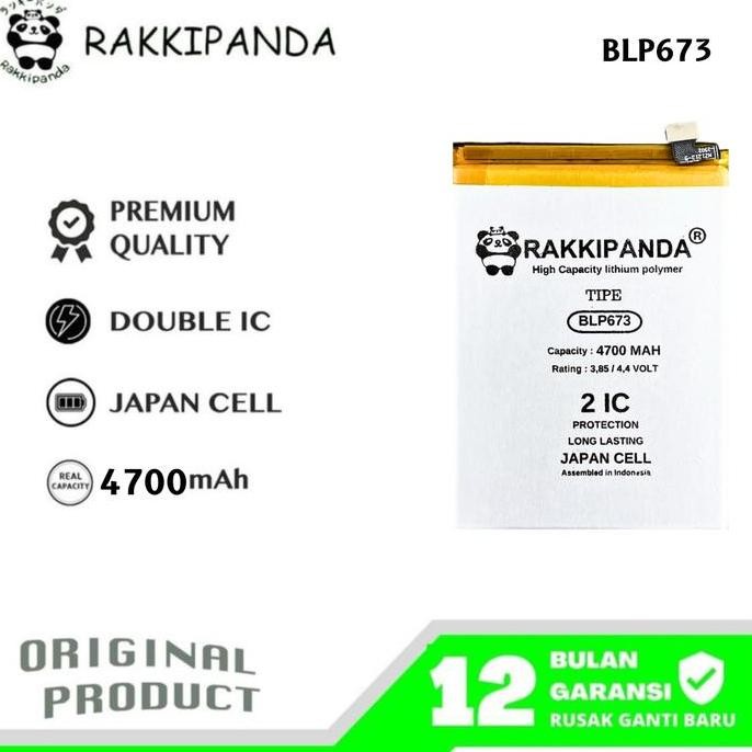 Rakkipanda Blp673 Compatible With Oppo A3S/A5/A5S Ax5S/A7/A7X/A11K/A12 2020/A31 2020/Realme C1/Realm