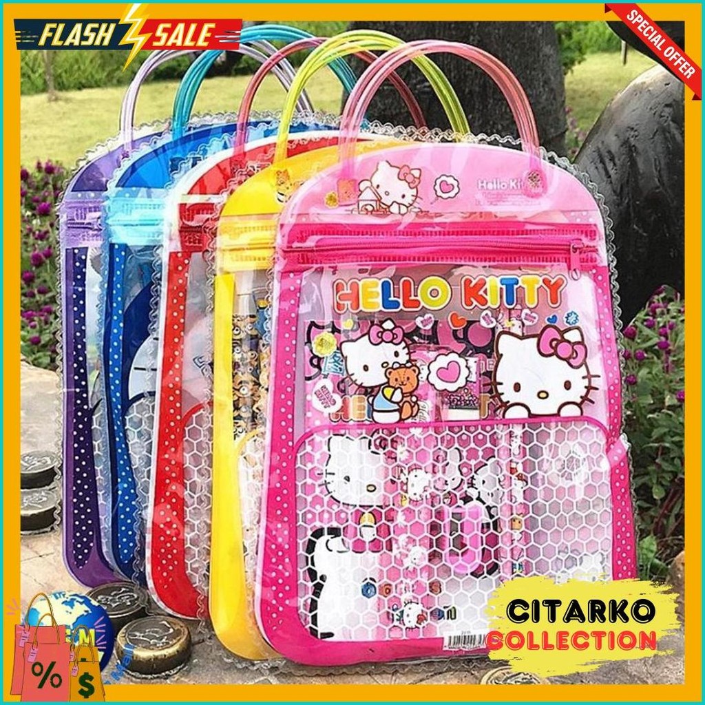 

Dsm Stationary Set 6 In 1 Free Tas Alat Tulis Anak Sekolah Buku Pulpen Penghapus Penggaris Diskon Setengah Harga