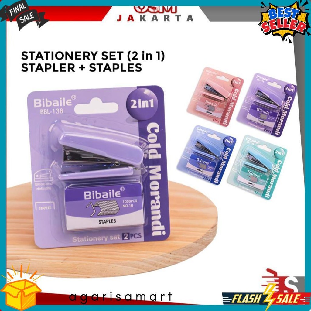 

Osm Jkt S6336 (Random) Set Correction Tape & Stapler / Set Alat Tulis Staples & Pita Koreksi / Perlengkapan Staples & Isi Staples Diskon Setengah Harga