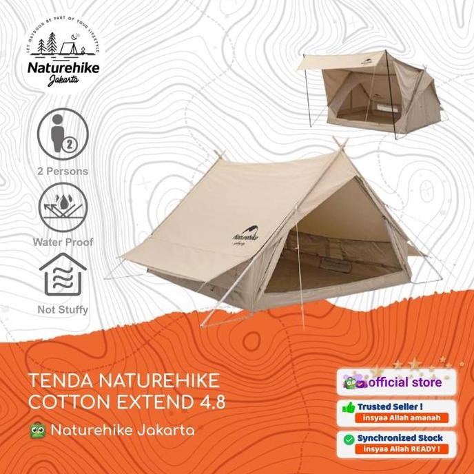 Terbaru Tenda Cotton Series Naturehike Nh20Zp011 Camping Safari Glamping