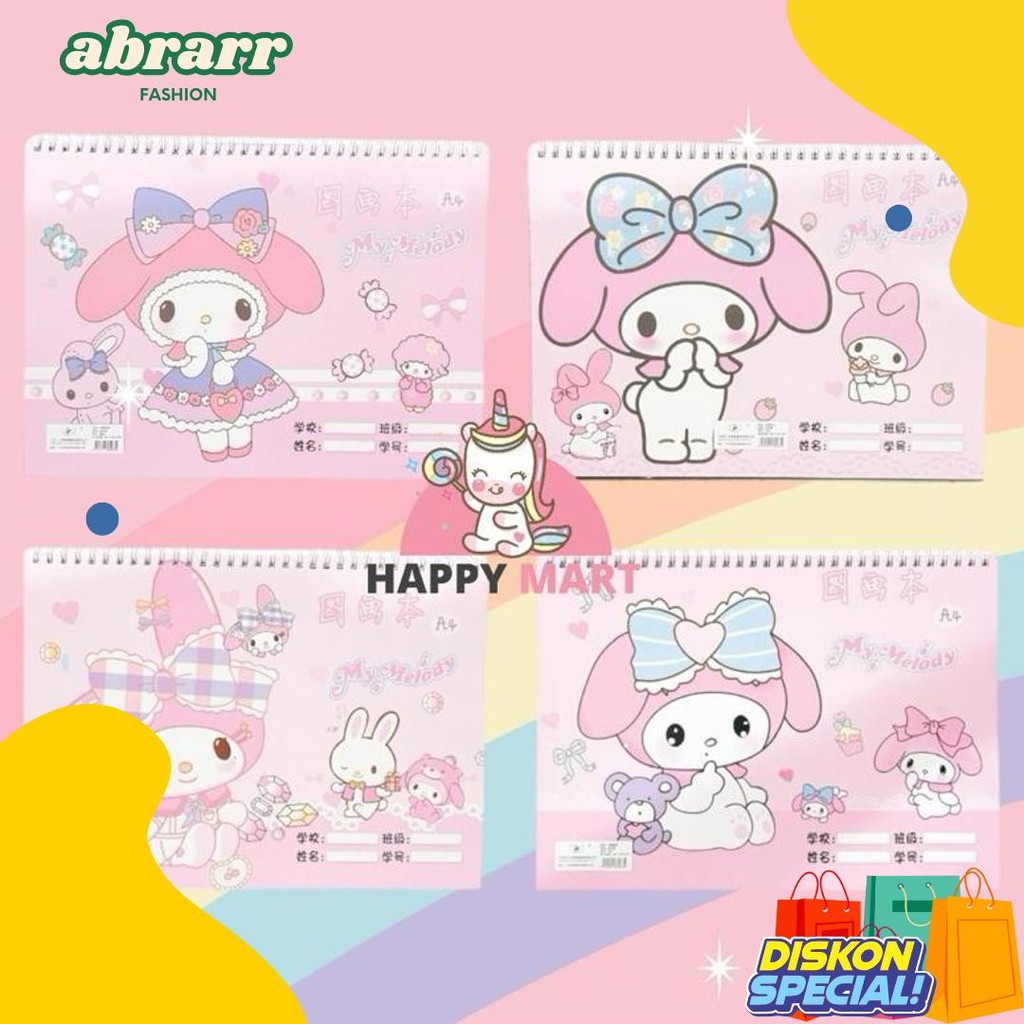 

Buku Gambar My Melody A4 + Free Sticker Diskon