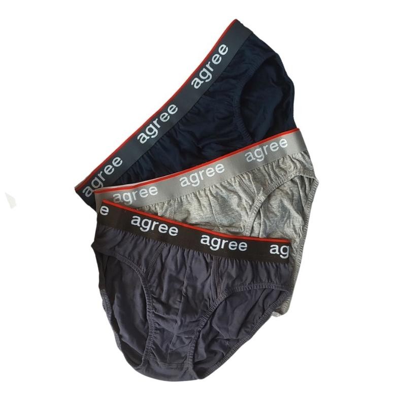 Flash Sale - ISI 3 Pcs CD PRIA CELANA DALAM PRIA Agree Millenial 2322 CD COWO M-XXL .,