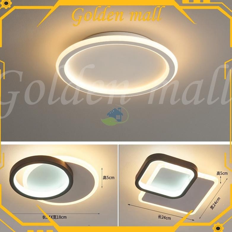 Terlaris Cod 3 Warna Dimming Lampu Lingkaran Lampu Plafon Minimalis Untuk Dekorasi Kamar Lampu Gantu
