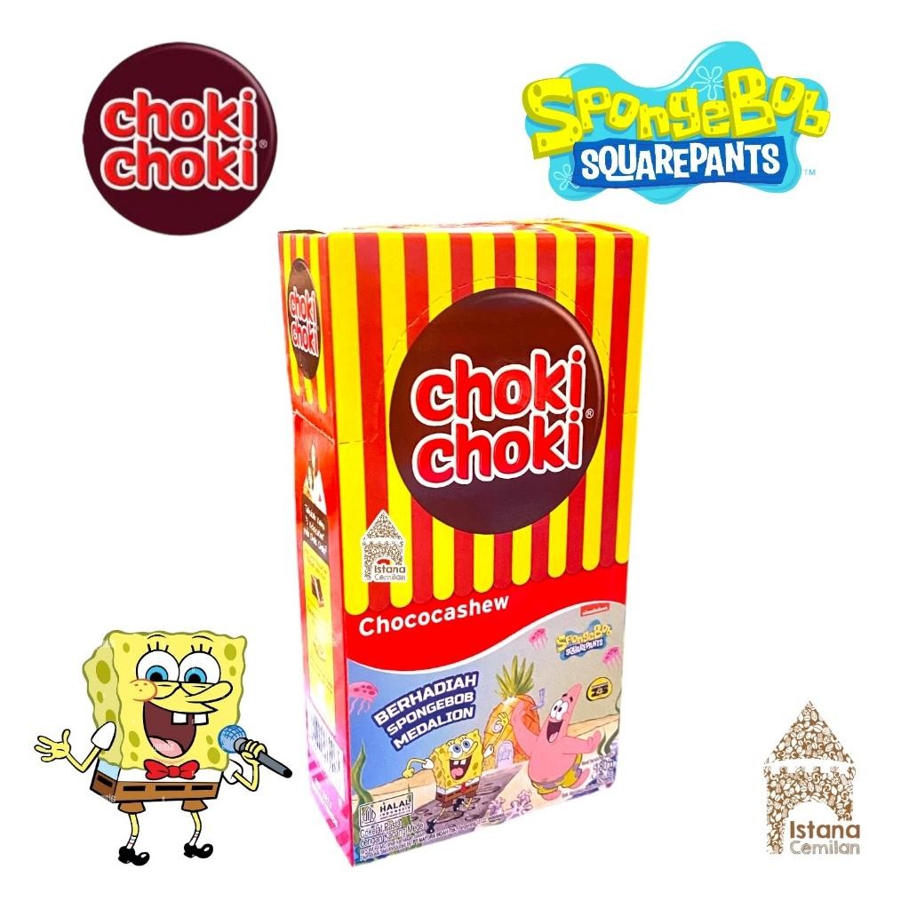 

Choki Choki Chococashew (20 pcs) SPONGEBOB Squarepants Nugi