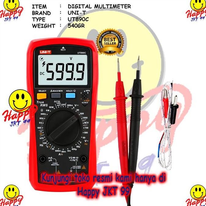 Avometer Digital Uni-T Type Multitester Ut890C Ut 890 C Ut890 890C