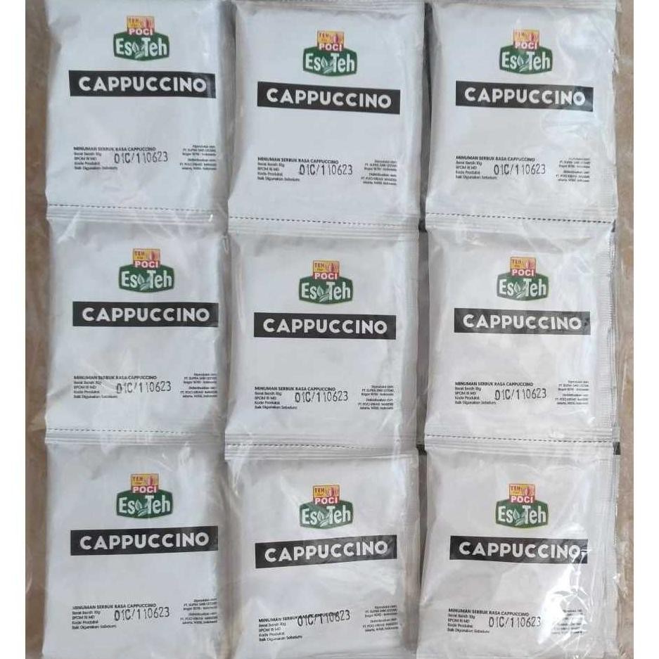 

serbuk rasa teh poci cappuccino, chocolate, milk tea, essence capucino, cokelat, milktea ASLI 100% Nugi
