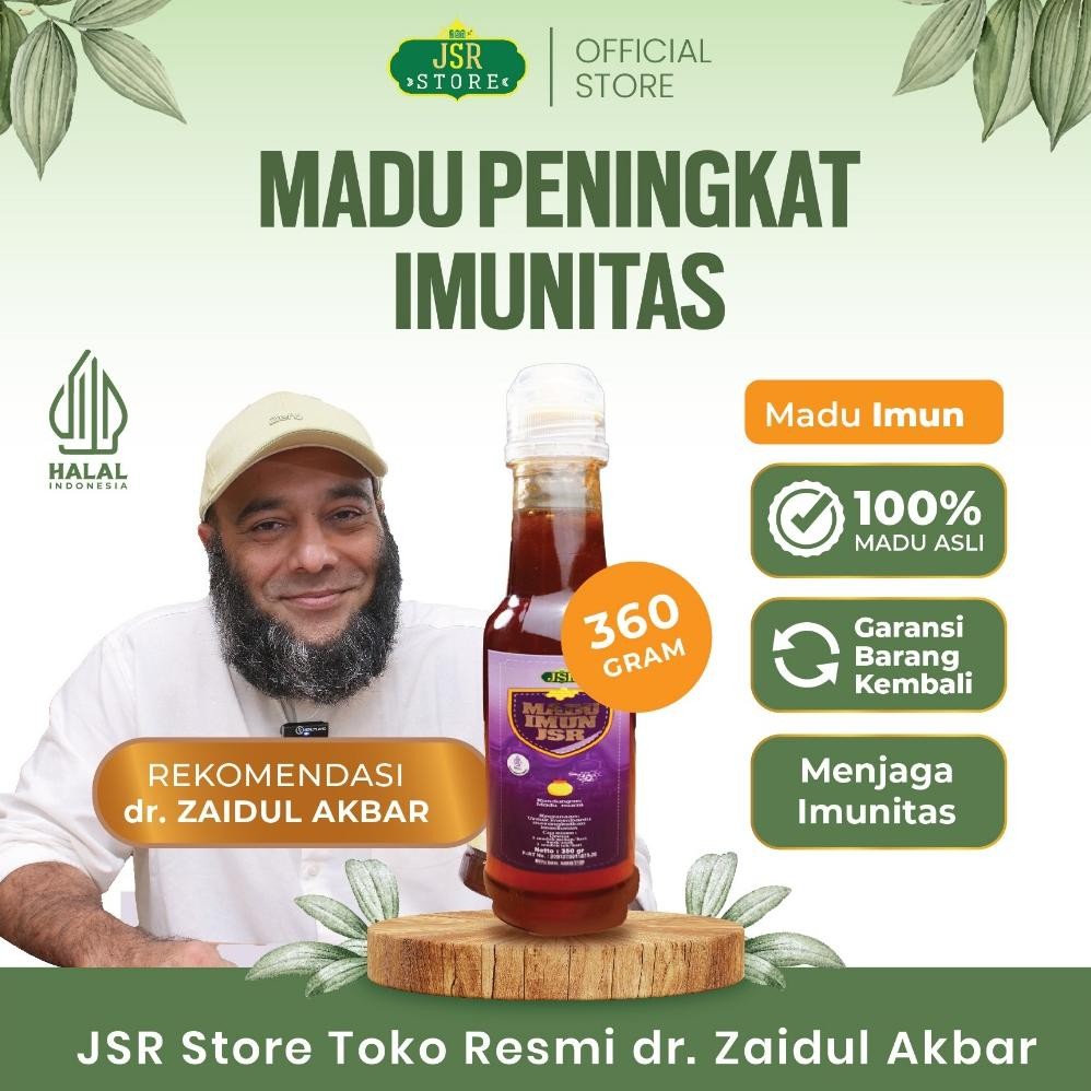 

MADU IMUN JSR 350gr Madu Imunitas by dr Zaidul Akbar Nugi