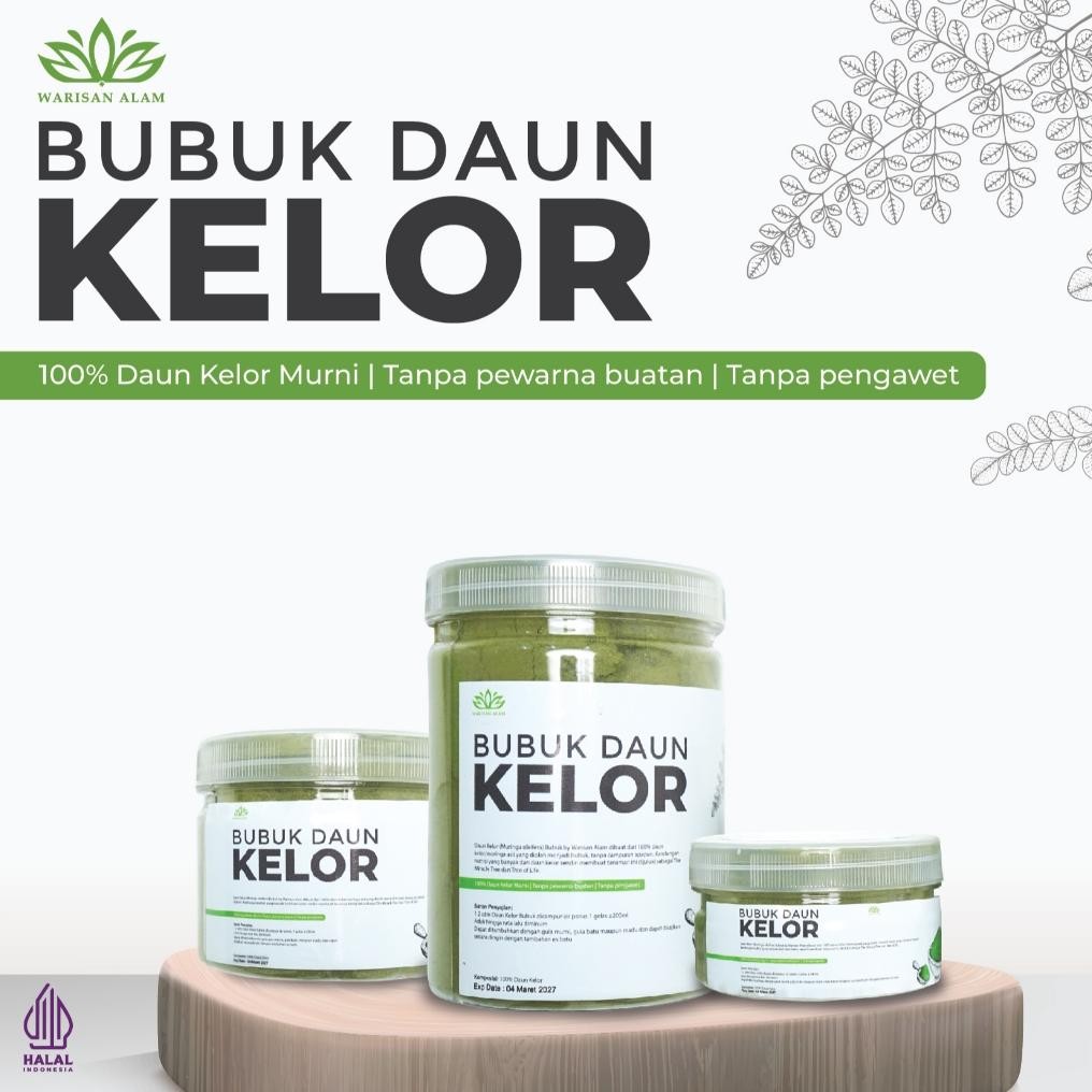 

BUBUK DAUN KELOR WARISAN ALAM BUBUK KELOR 250G 400G 100G DAUN KELOR ORGANIK SERBUK PREMIUM SUPER HALUS BUBUK POWDER MORINGA 100% ORIGINAL Nugi