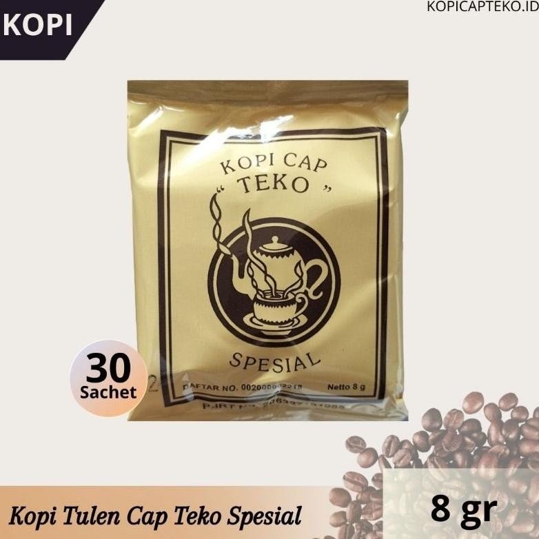 

Kopi Cap Teko Spesial Tanpa Gula Isi 8gr X 30 Sachet Nugi